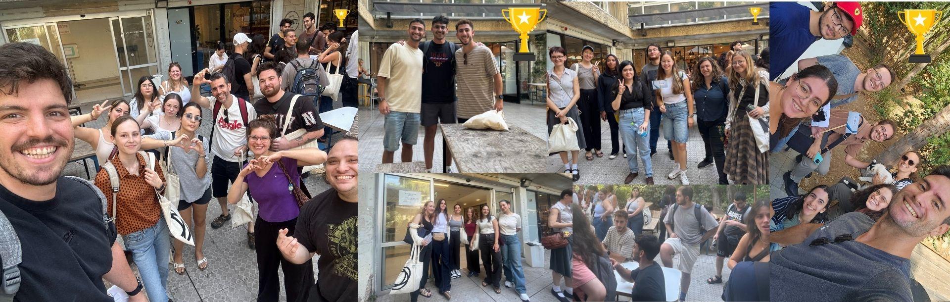 המירוץ לפקולטה ביום ההיכרות- הקבוצות הזוכות